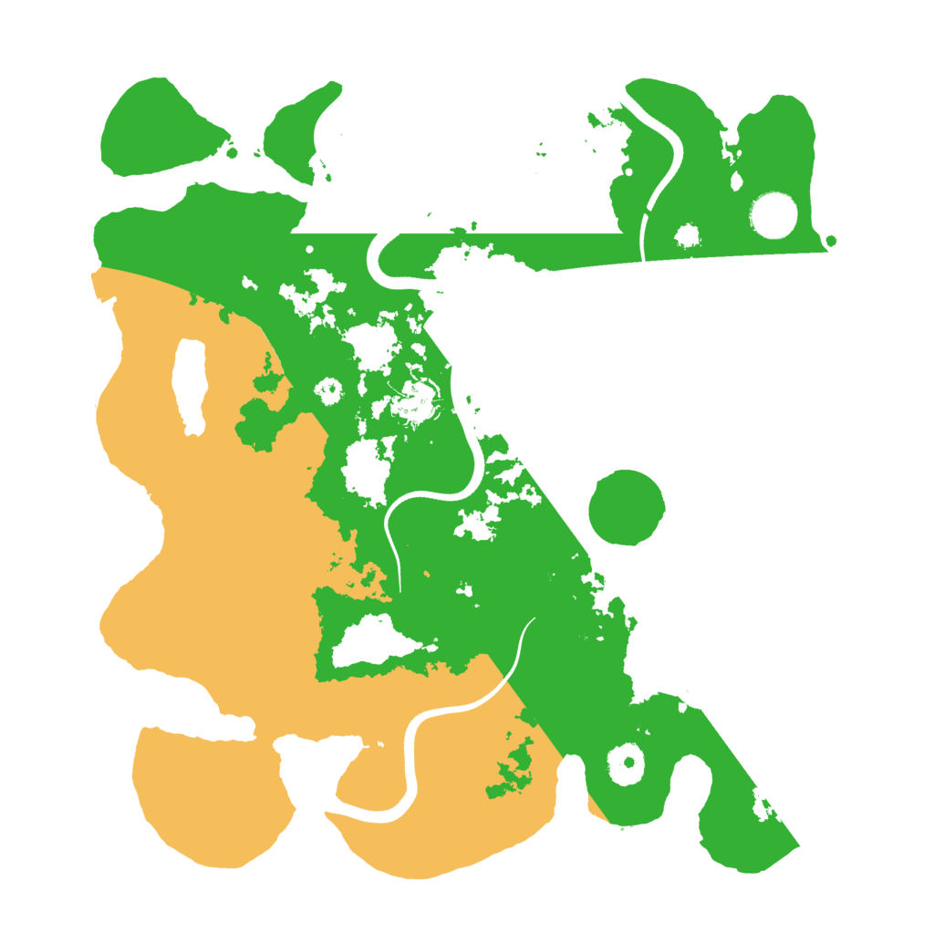 Biome Rust Map: Procedural Map, Size: 3500, Seed: 1885671483