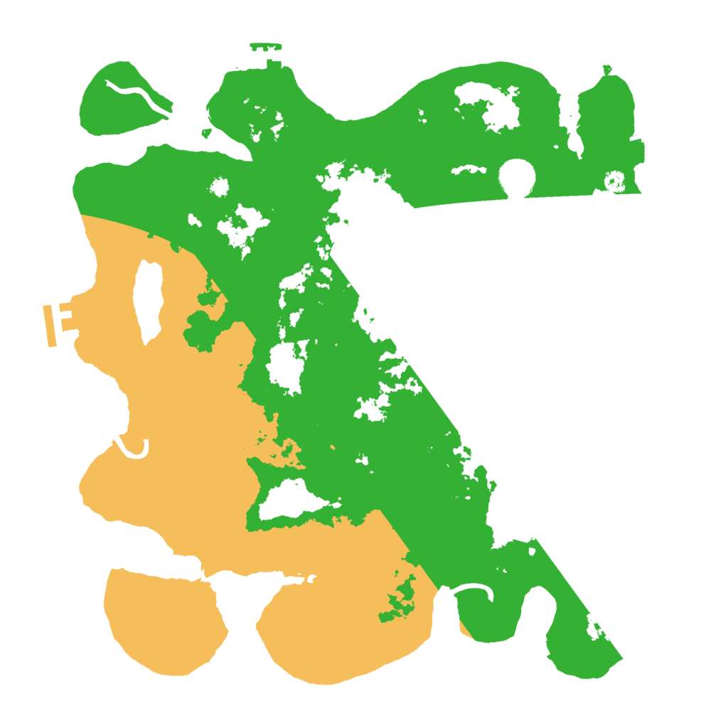 Biome Rust Map: Procedural Map, Size: 3500, Seed: 1885671483