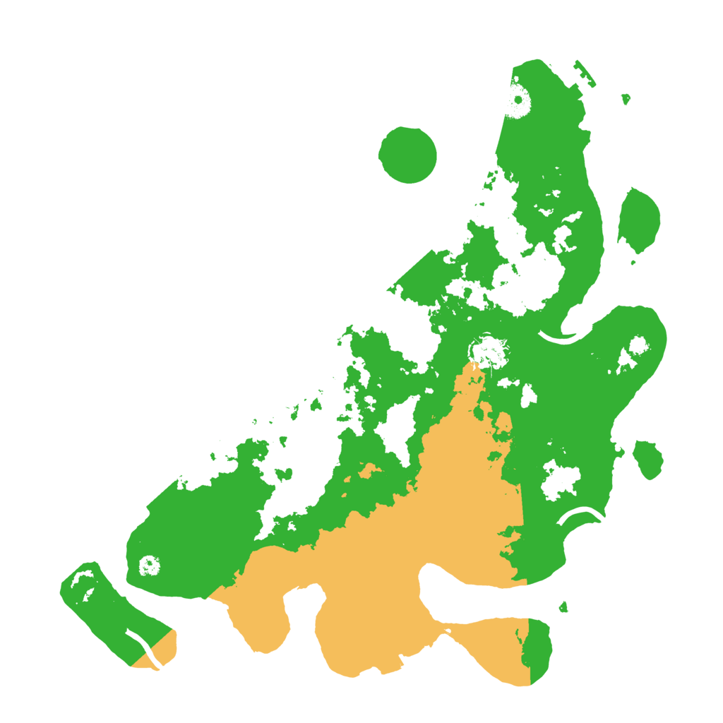 Biome Rust Map: Procedural Map, Size: 3500, Seed: 349813511