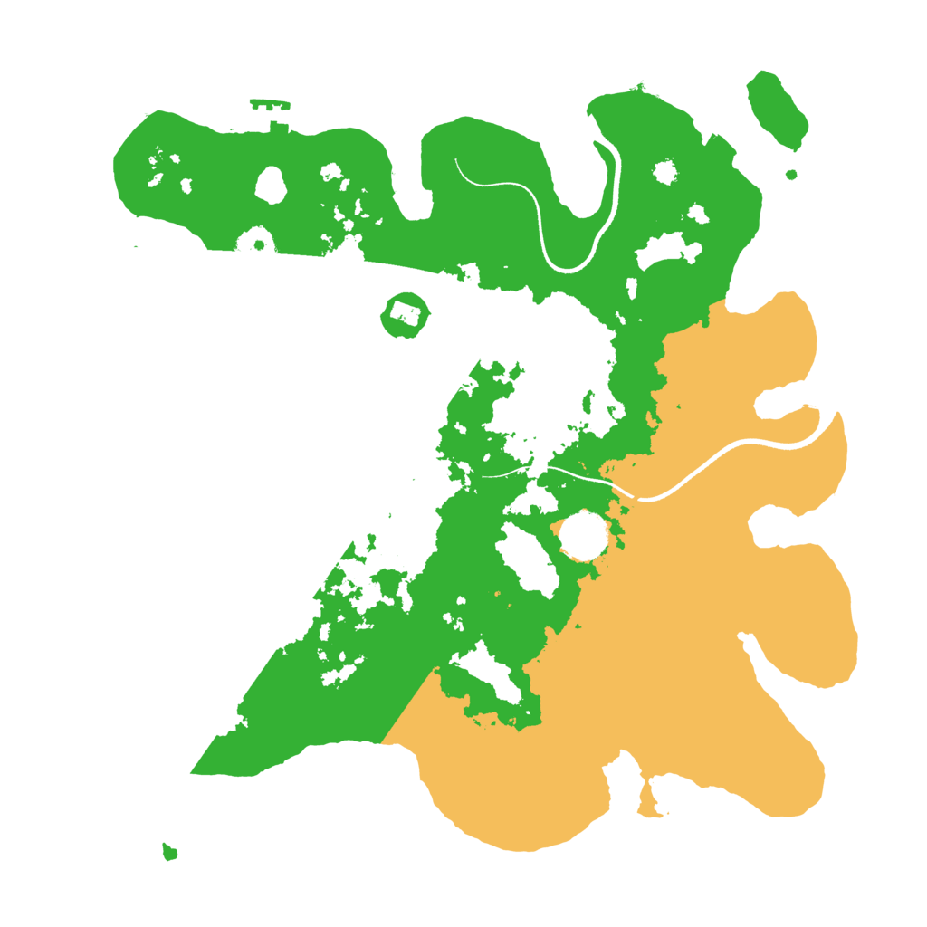 Biome Rust Map: Procedural Map, Size: 3500, Seed: 2049695216