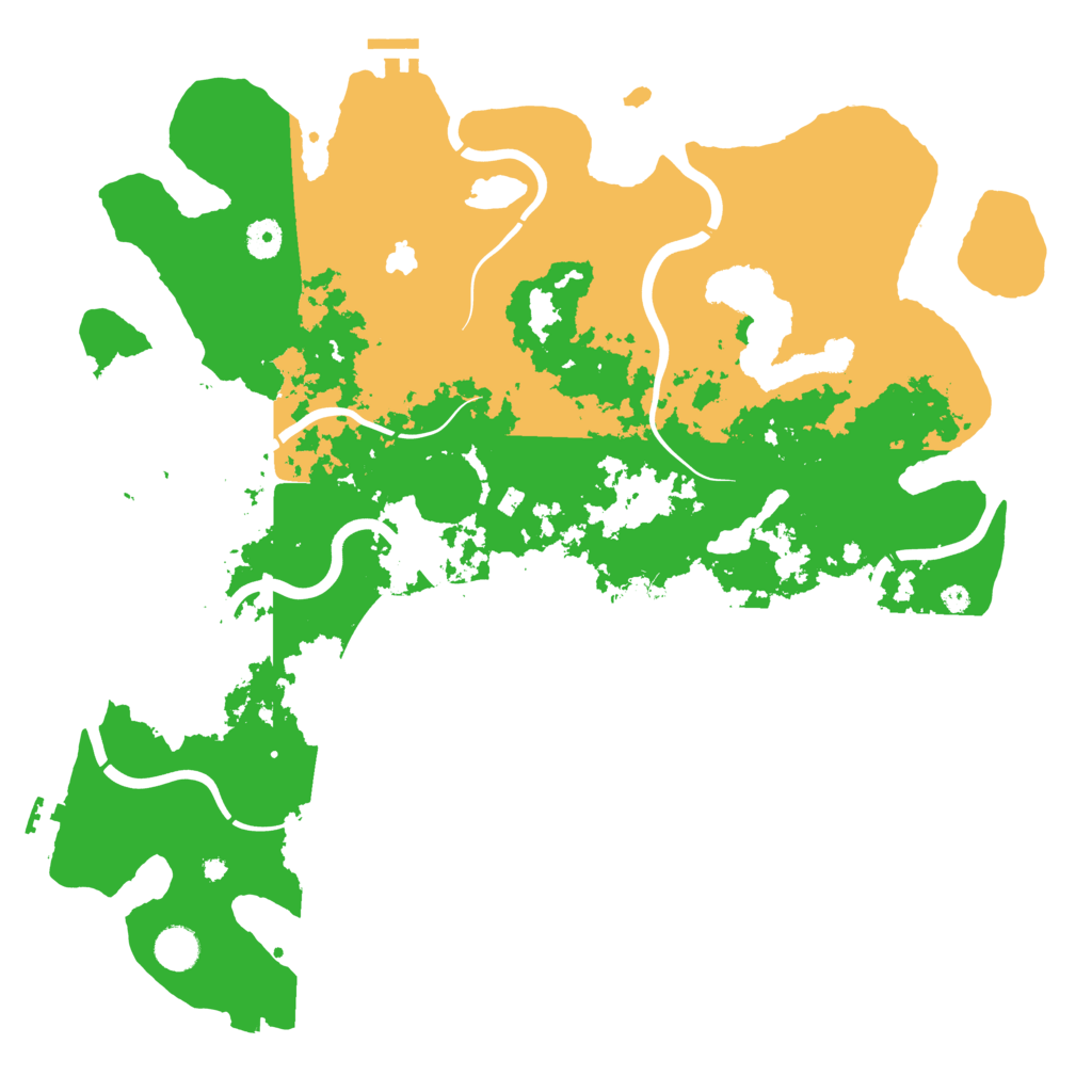 Biome Rust Map: Procedural Map, Size: 4300, Seed: 428017949