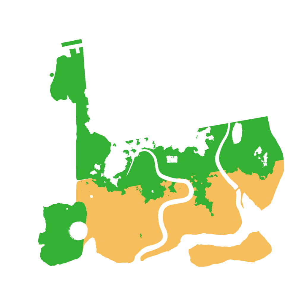 Biome Rust Map: Procedural Map, Size: 3000, Seed: 958429893