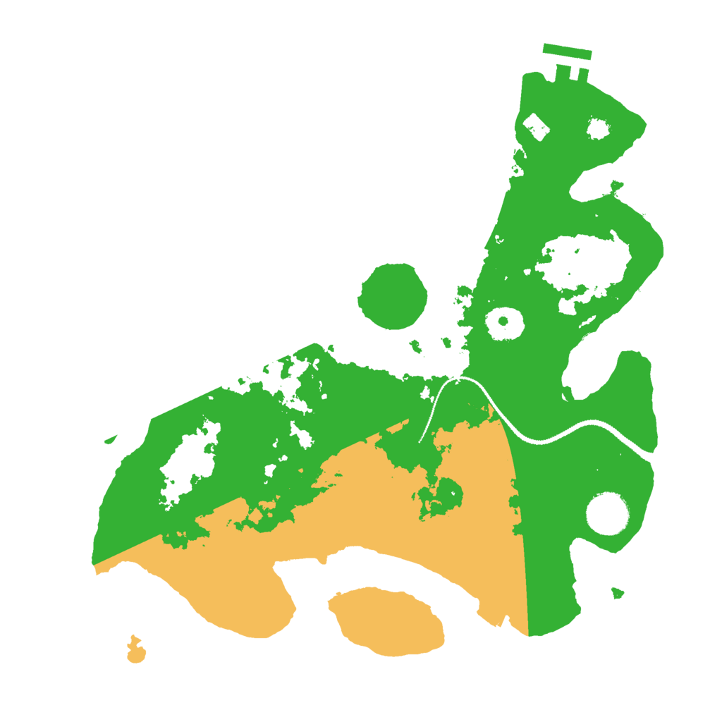 Biome Rust Map: Procedural Map, Size: 3000, Seed: 958429903