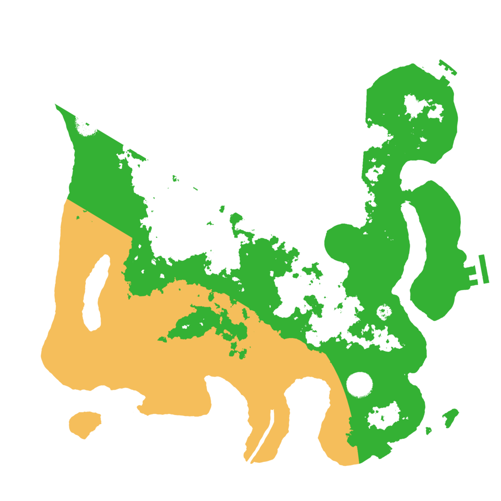 Biome Rust Map: Procedural Map, Size: 3500, Seed: 124655790