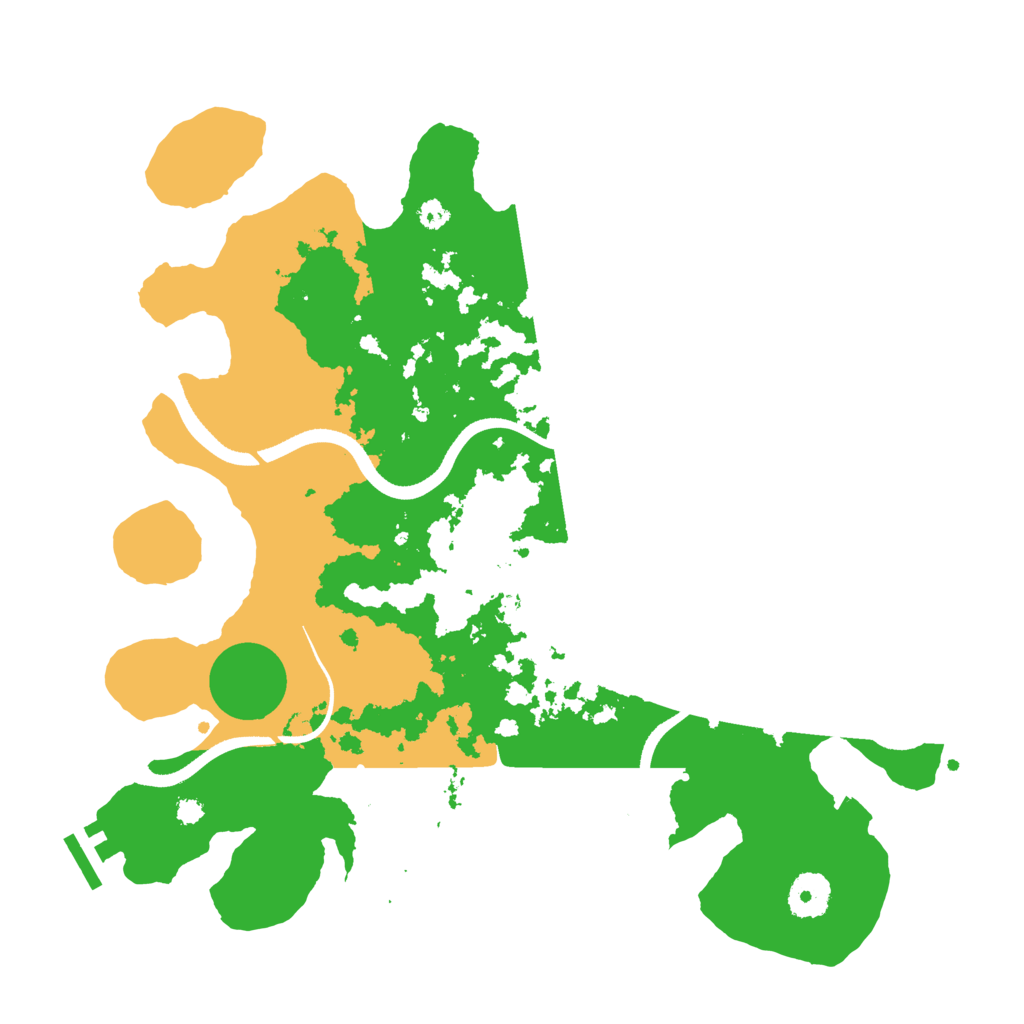 Biome Rust Map: Procedural Map, Size: 3500, Seed: 316700808
