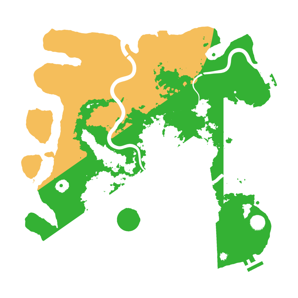 Biome Rust Map: Procedural Map, Size: 3500, Seed: 1983022278