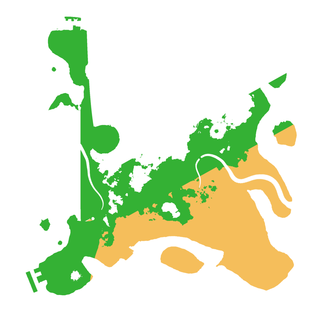 Biome Rust Map: Procedural Map, Size: 3000, Seed: 6915728