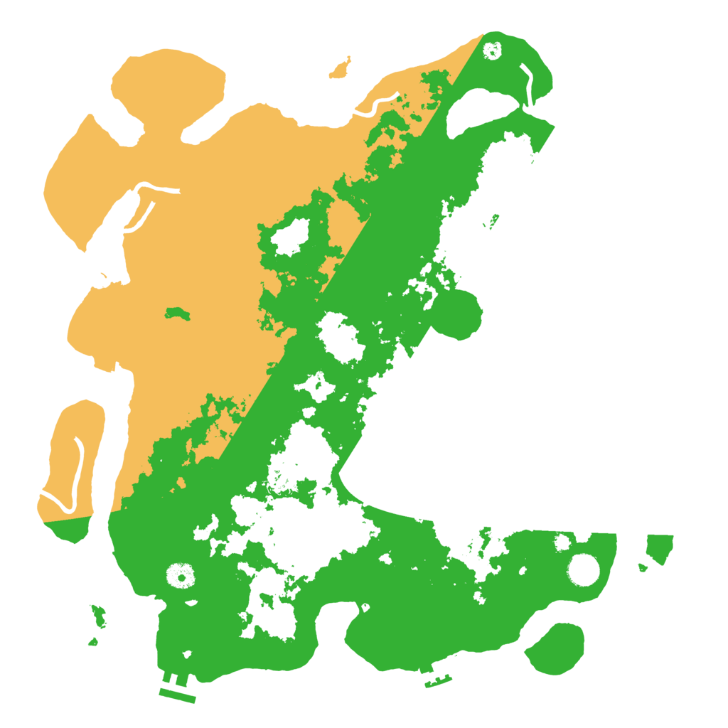 Biome Rust Map: Procedural Map, Size: 4000, Seed: 1256832511