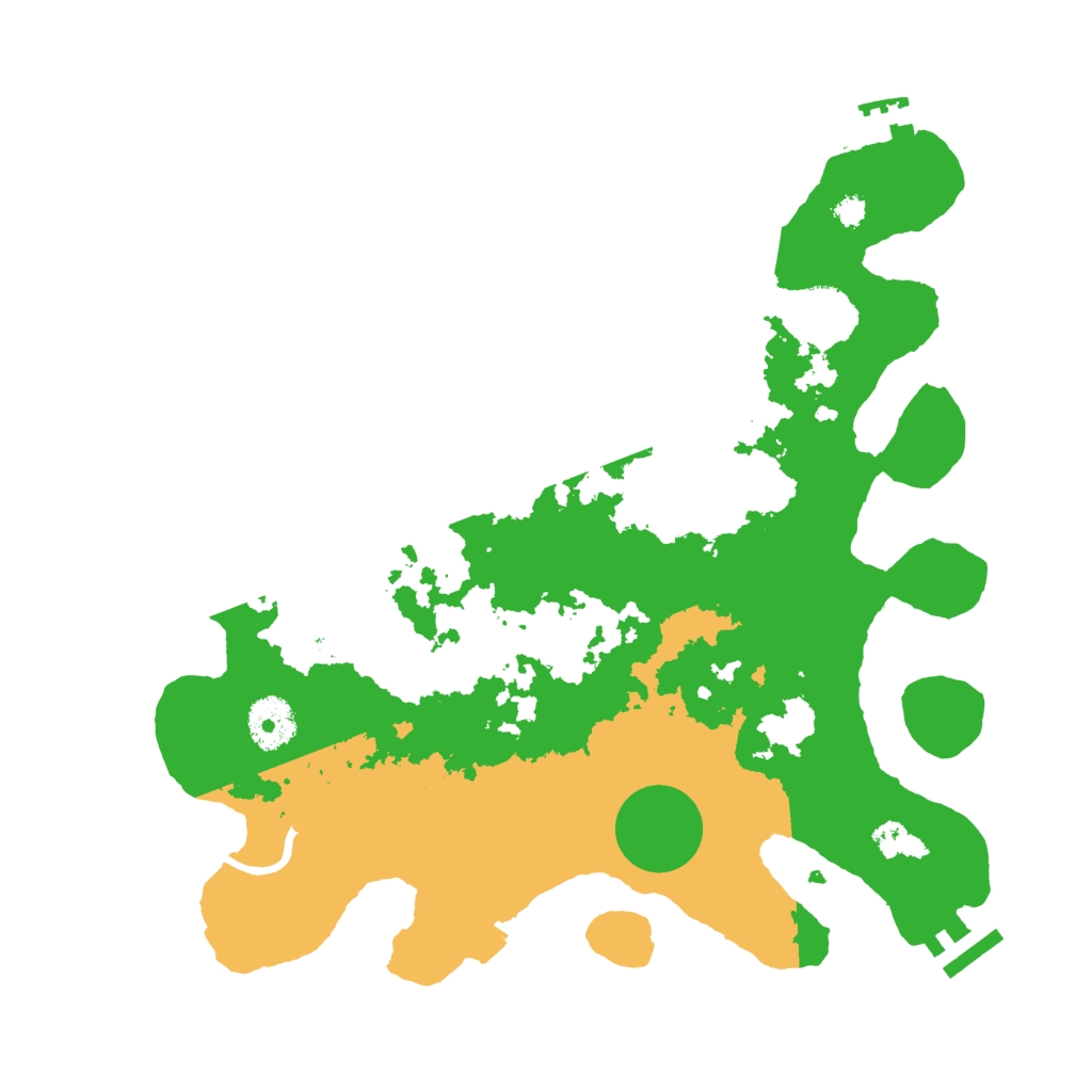 Biome Rust Map: Procedural Map, Size: 3300, Seed: 24676250