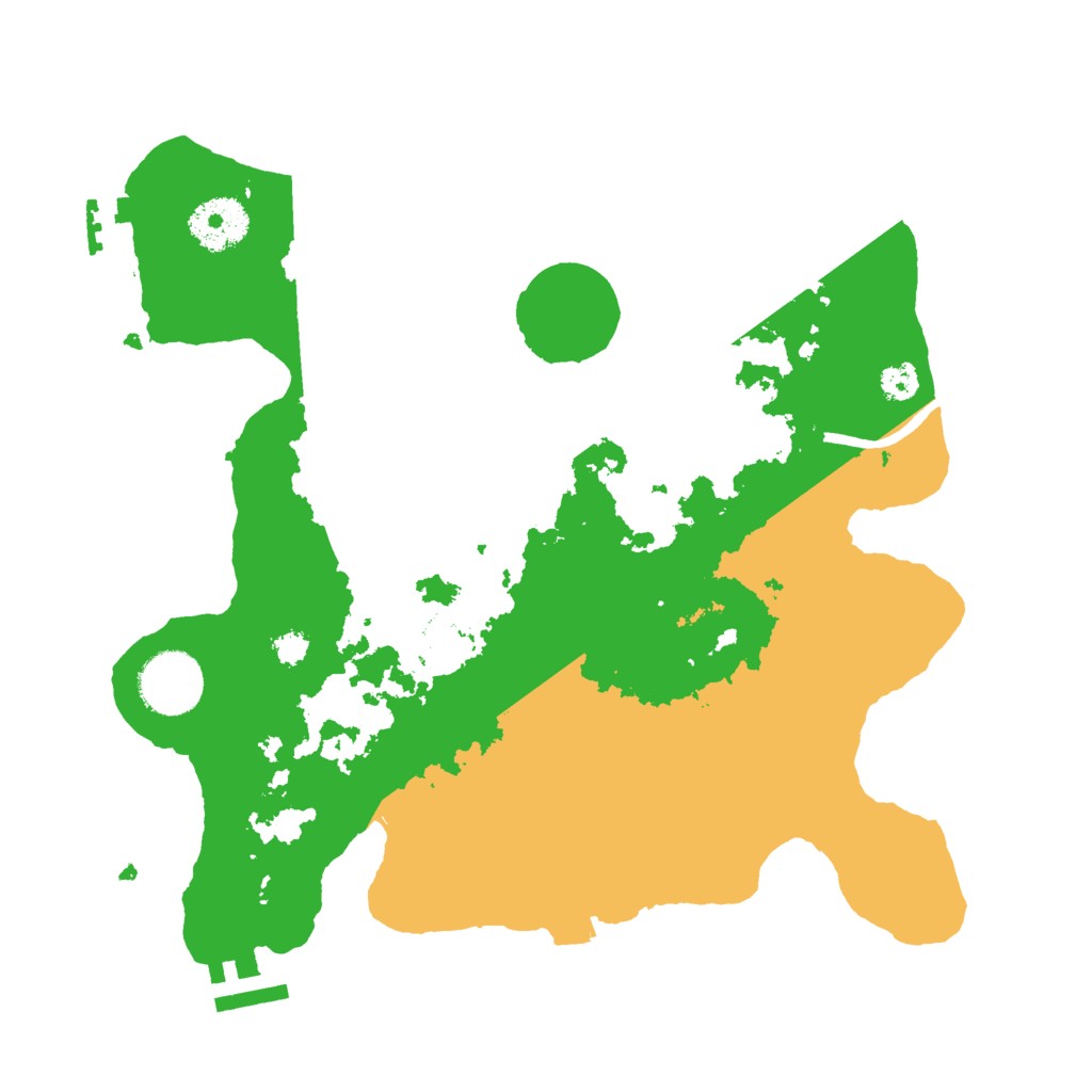 Biome Rust Map: Procedural Map, Size: 3000, Seed: 19145