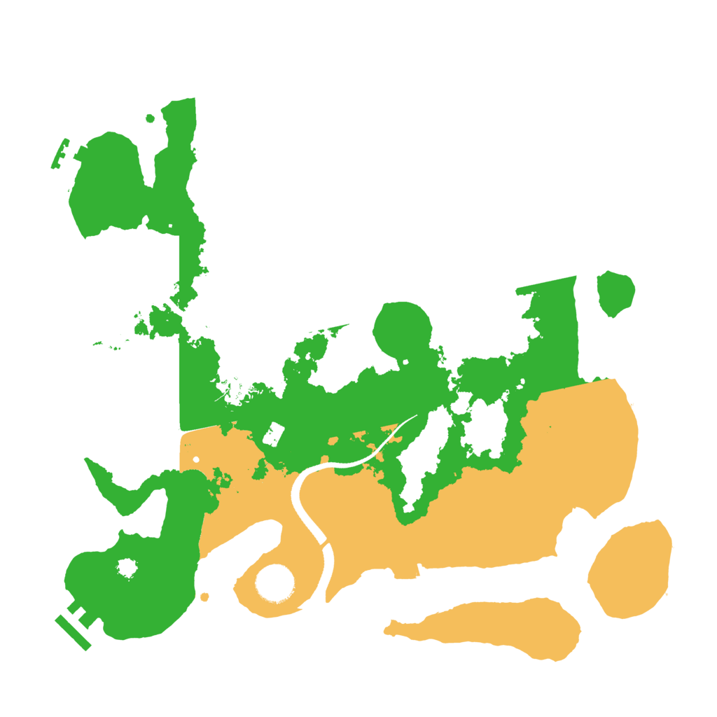 Biome Rust Map: Procedural Map, Size: 3300, Seed: 917724902