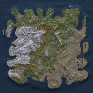 Thumbnail Rust Map: Procedural Map, Size: 4250, Seed: 450000, 16 Monuments