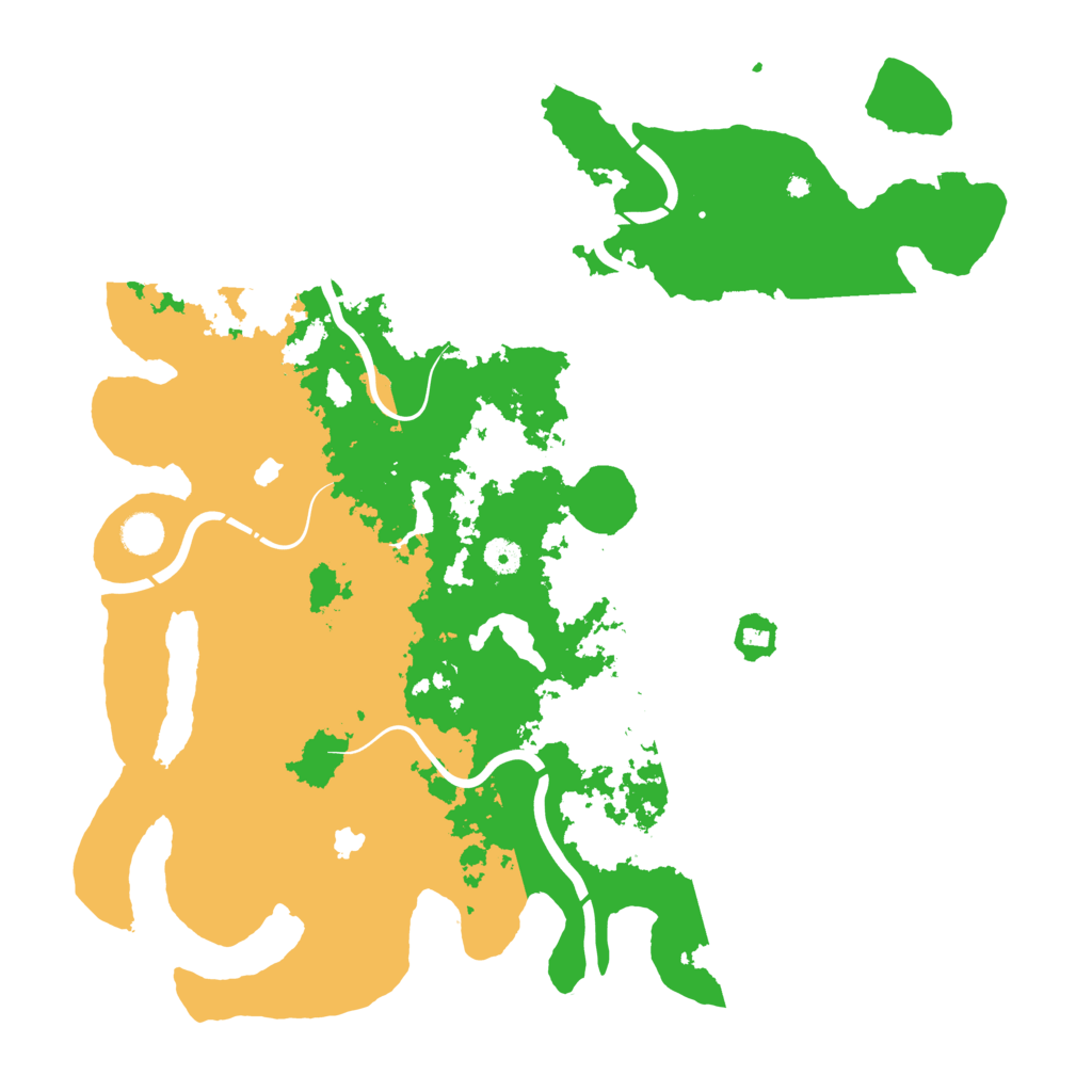 Biome Rust Map: Procedural Map, Size: 4500, Seed: 280919952