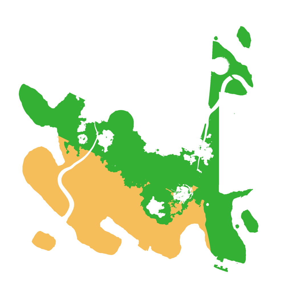 Biome Rust Map: Procedural Map, Size: 3000, Seed: 24594