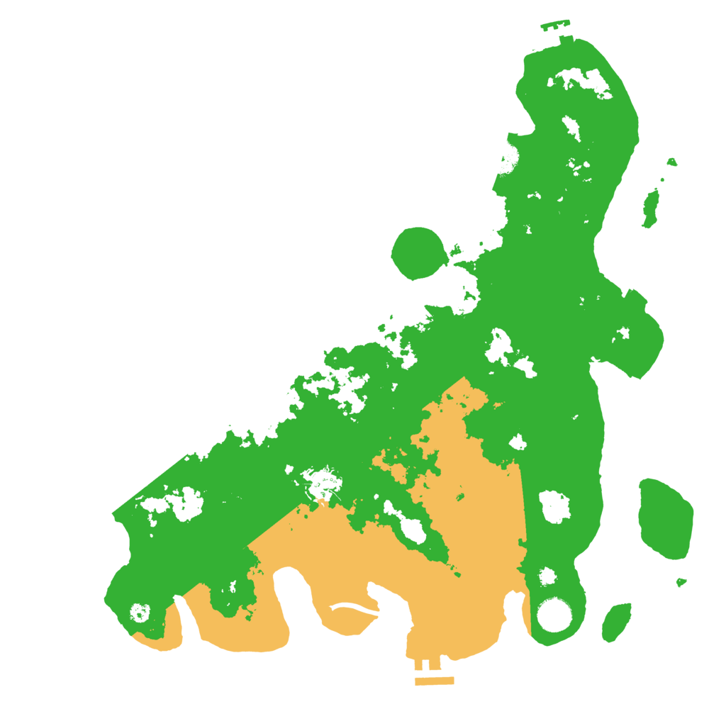 Biome Rust Map: Procedural Map, Size: 3750, Seed: 55423542