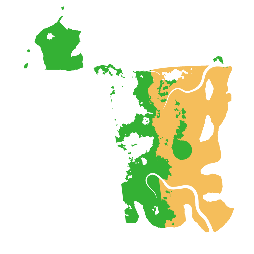 Biome Rust Map: Procedural Map, Size: 3500, Seed: 37604625