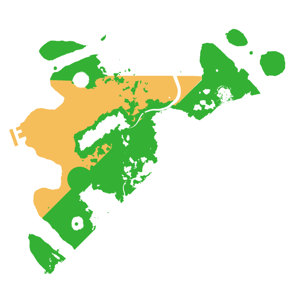 Biome Rust Map: Procedural Map, Size: 3500, Seed: 563860171