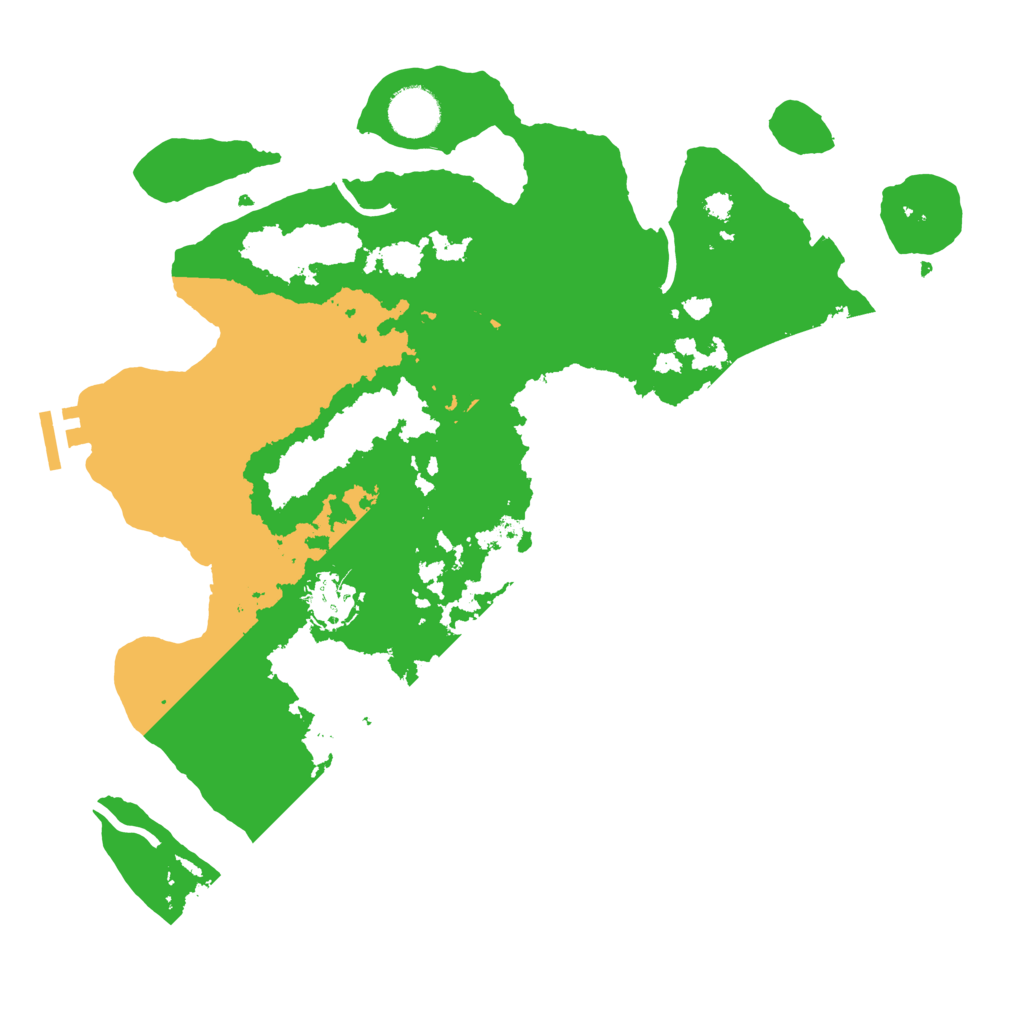 Biome Rust Map: Procedural Map, Size: 3500, Seed: 563860171