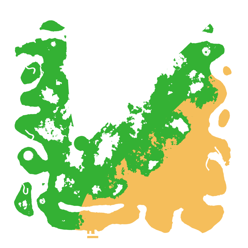Biome Rust Map: Procedural Map, Size: 4500, Seed: 550838