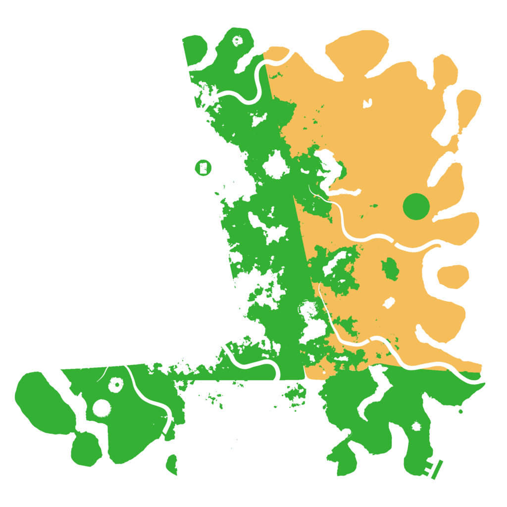 Biome Rust Map: Procedural Map, Size: 5000, Seed: 16739230