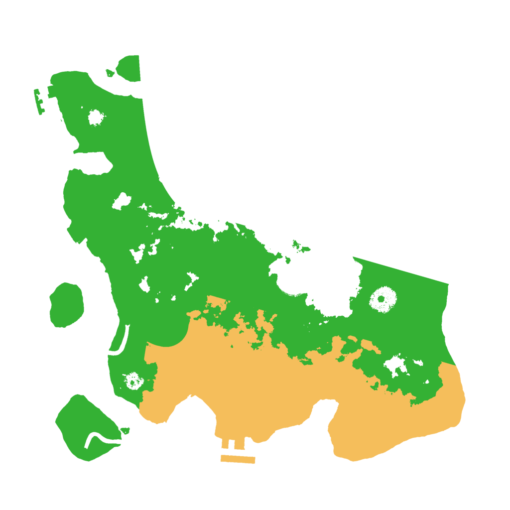 Biome Rust Map: Procedural Map, Size: 3000, Seed: 1001778902