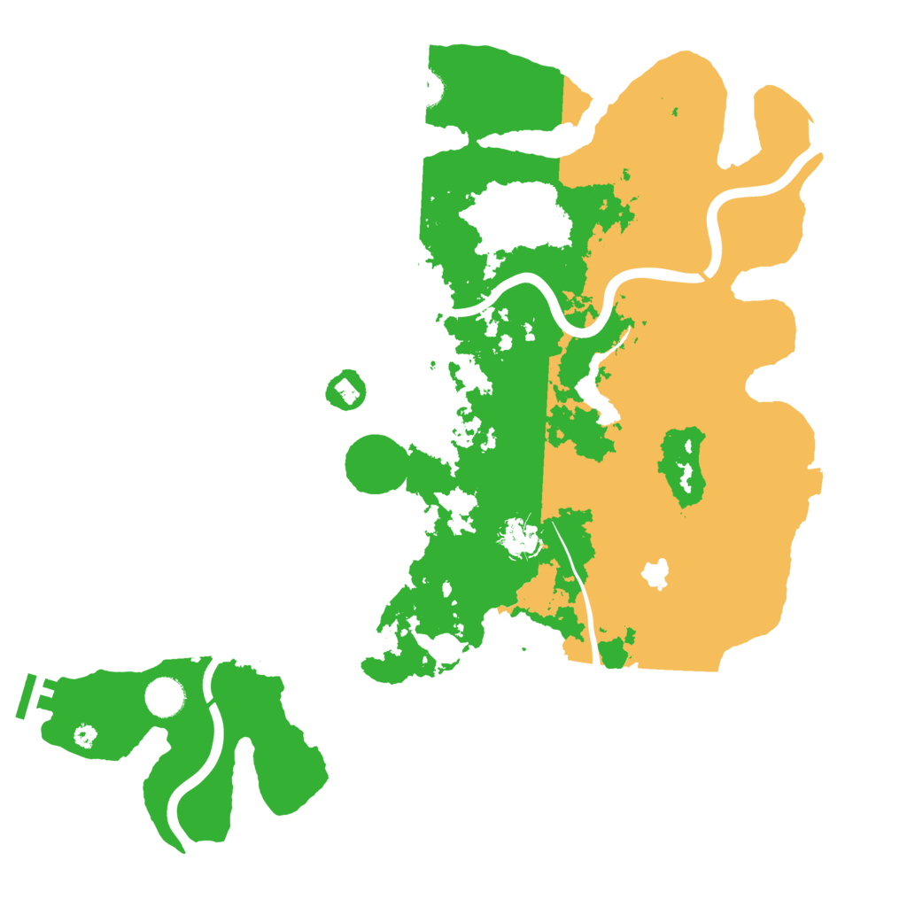 Biome Rust Map: Procedural Map, Size: 4000, Seed: 416252803