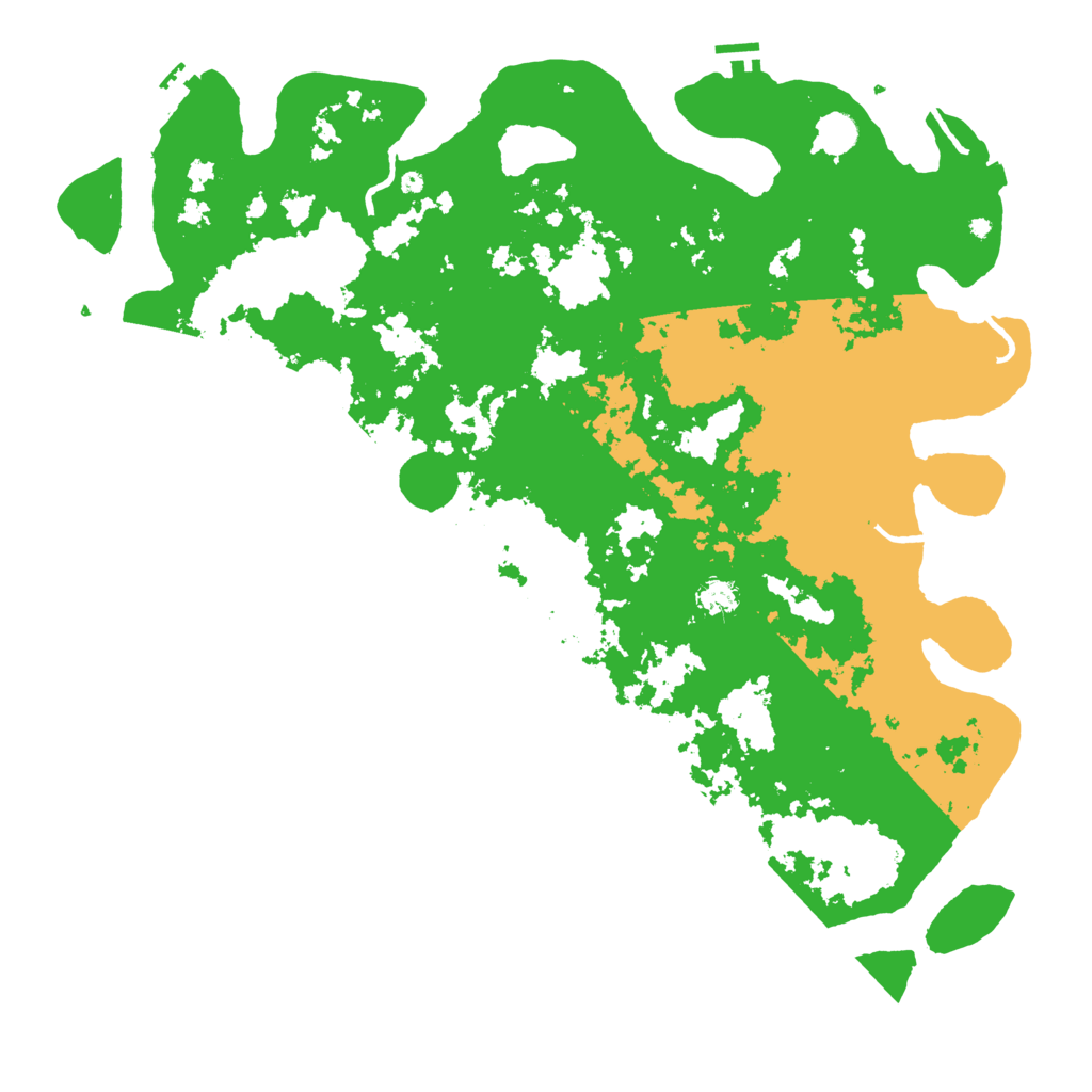 Biome Rust Map: Procedural Map, Size: 5000, Seed: 770338631