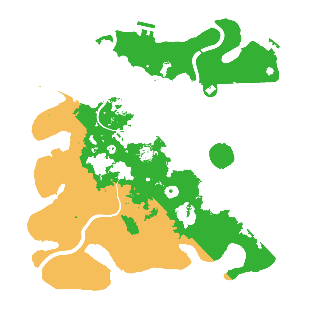 Biome Rust Map: Procedural Map, Size: 3500, Seed: 2002087172