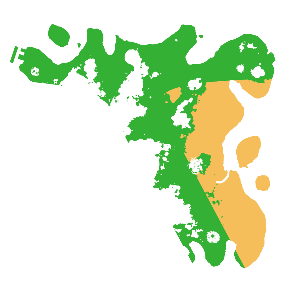 Biome Rust Map: Procedural Map, Size: 3500, Seed: 100777405