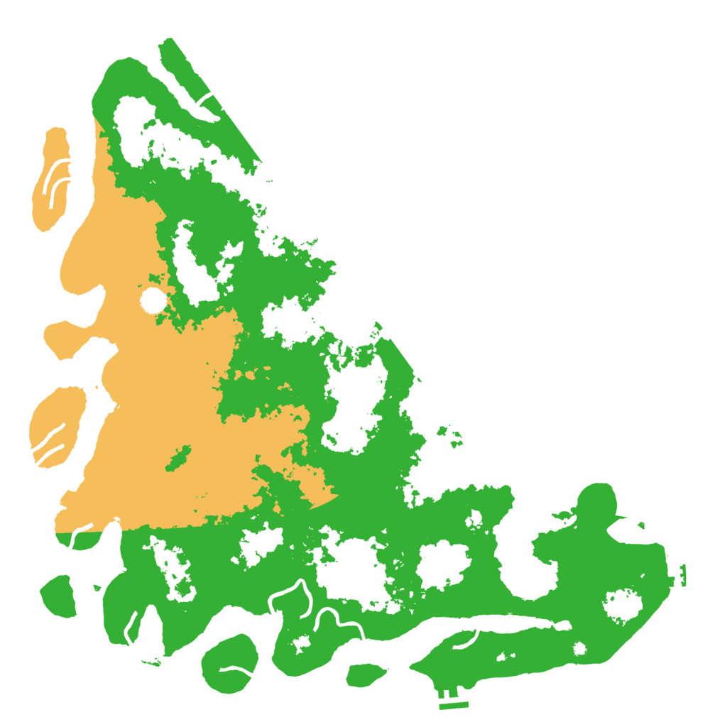Biome Rust Map: Procedural Map, Size: 5000, Seed: 562376