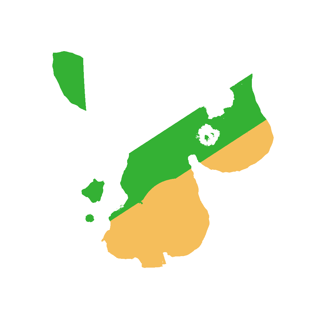 Biome Rust Map: Procedural Map, Size: 1500, Seed: 541549864