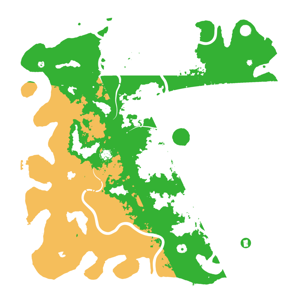 Biome Rust Map: Procedural Map, Size: 4700, Seed: 623229137