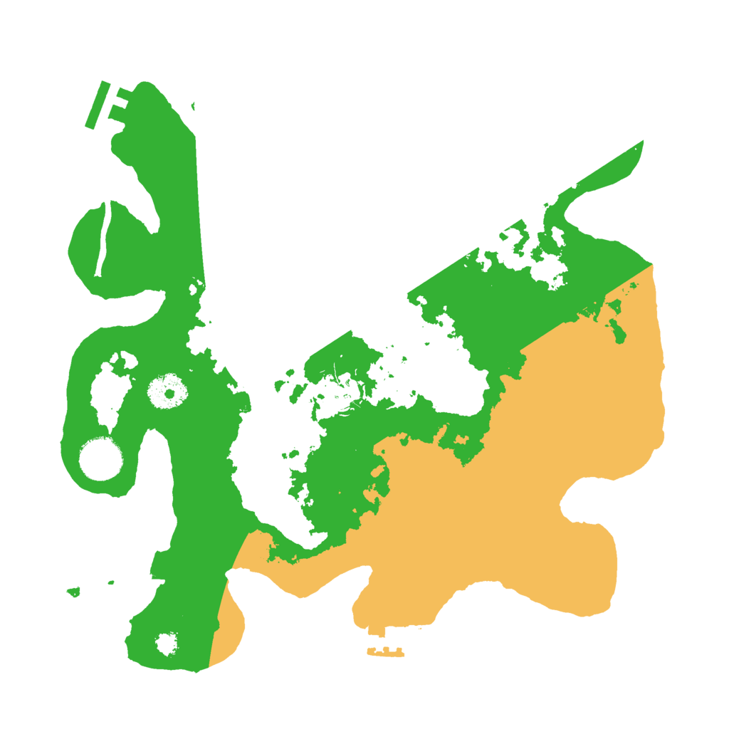 Biome Rust Map: Procedural Map, Size: 3000, Seed: 541549864