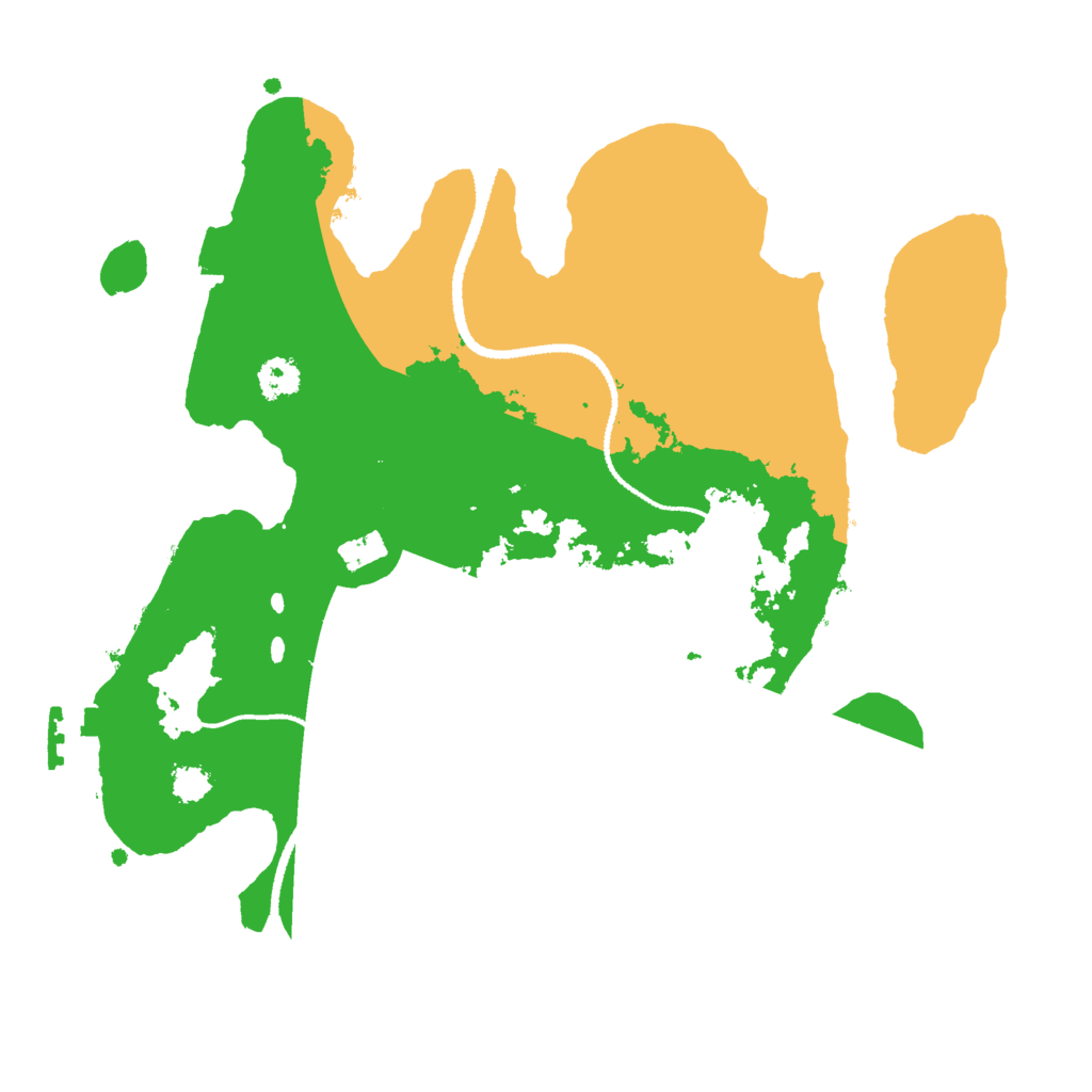 Biome Rust Map: Procedural Map, Size: 2640, Seed: 3947
