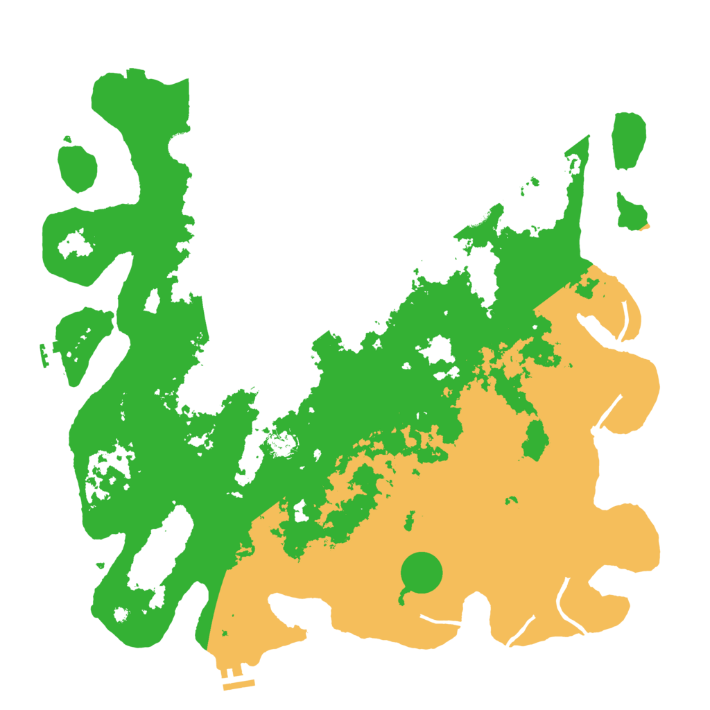 Biome Rust Map: Procedural Map, Size: 4500, Seed: 1168456214