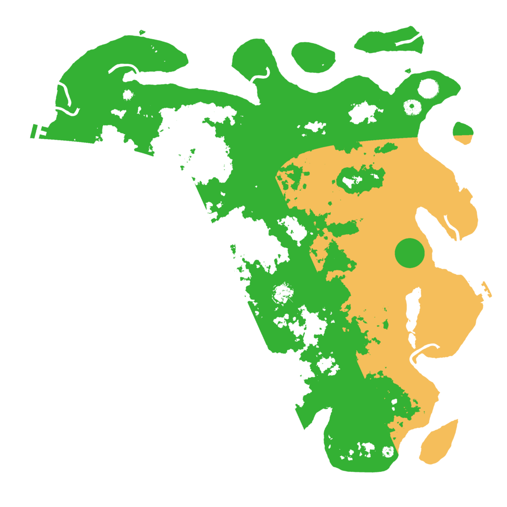 Biome Rust Map: Procedural Map, Size: 4500, Seed: 1085