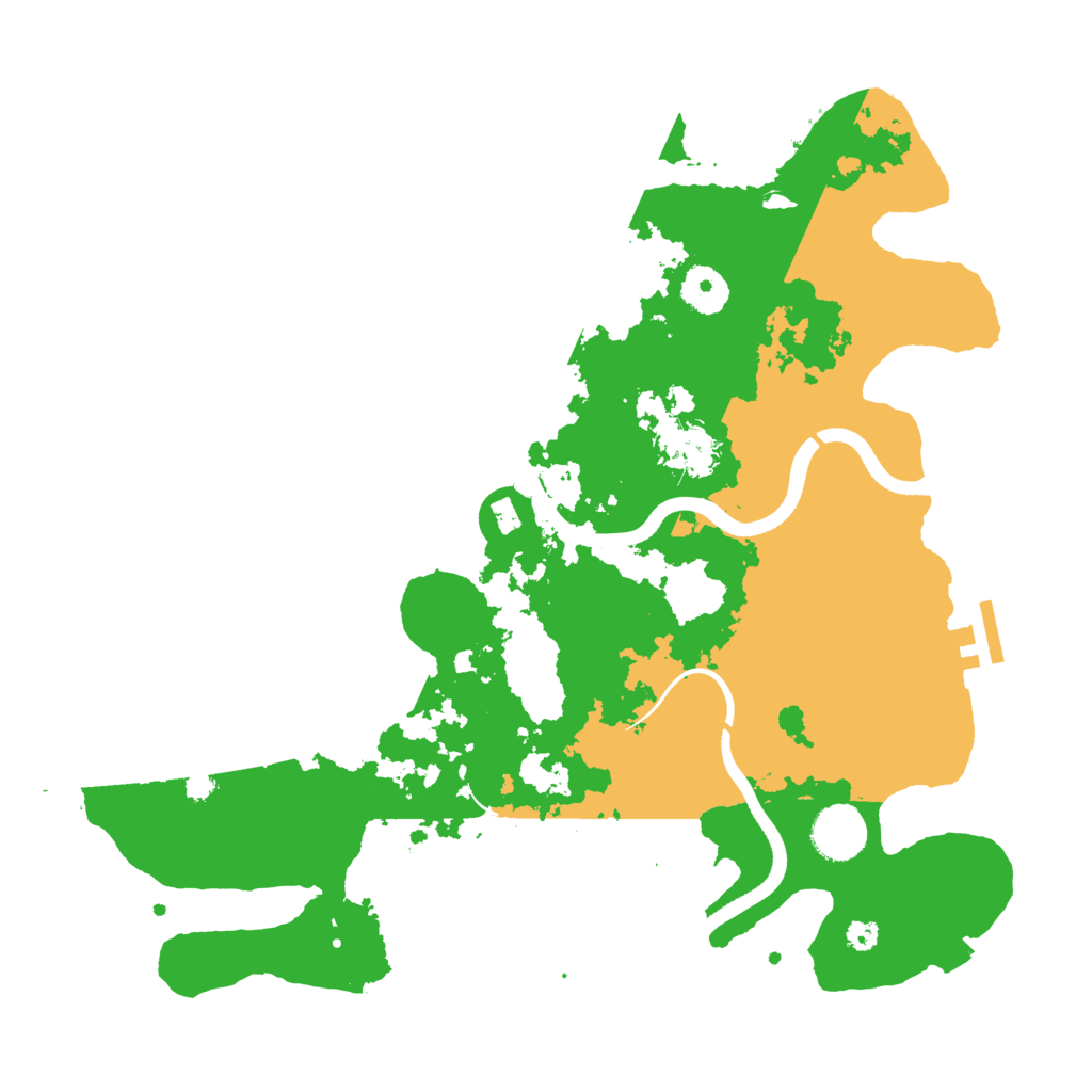 Biome Rust Map: Procedural Map, Size: 3500, Seed: 1535431