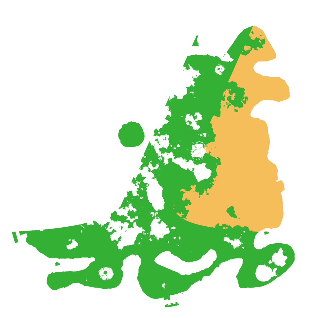 Biome Rust Map: Procedural Map, Size: 3500, Seed: 1535431