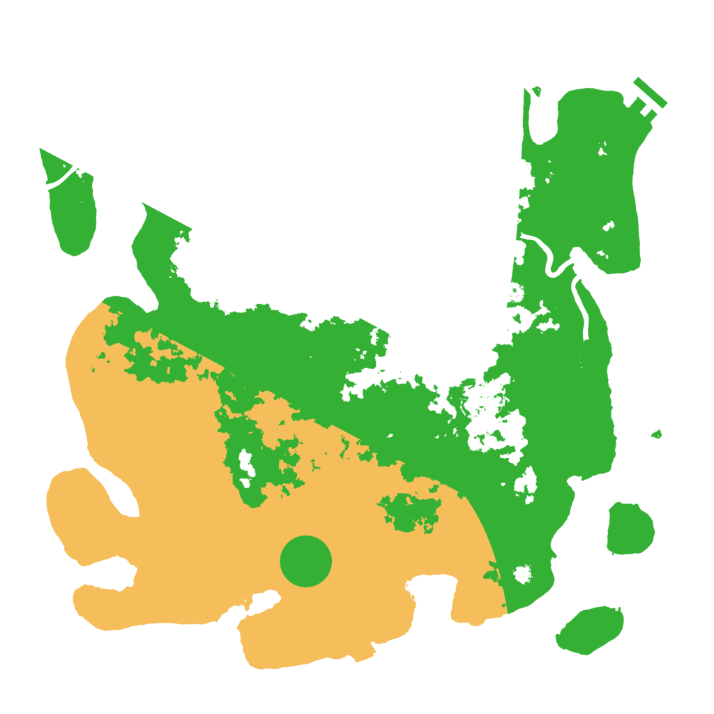 Biome Rust Map: Procedural Map, Size: 3650, Seed: 2026132338