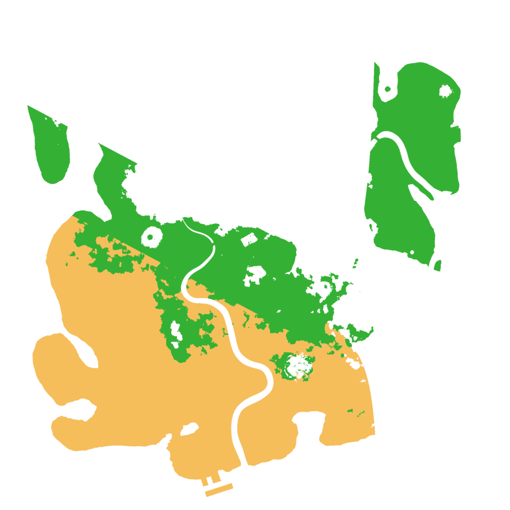 Biome Rust Map: Procedural Map, Size: 3650, Seed: 2026132338