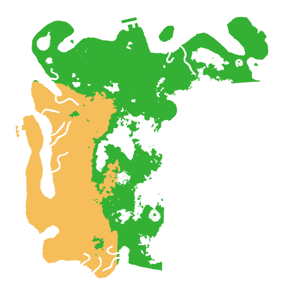 Biome Rust Map: Procedural Map, Size: 4000, Seed: 1029037508