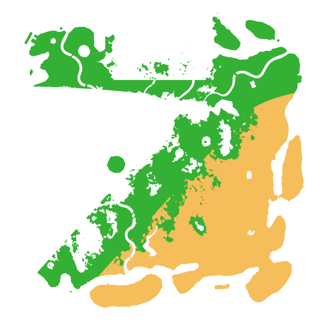 Biome Rust Map: Procedural Map, Size: 5000, Seed: 1869576