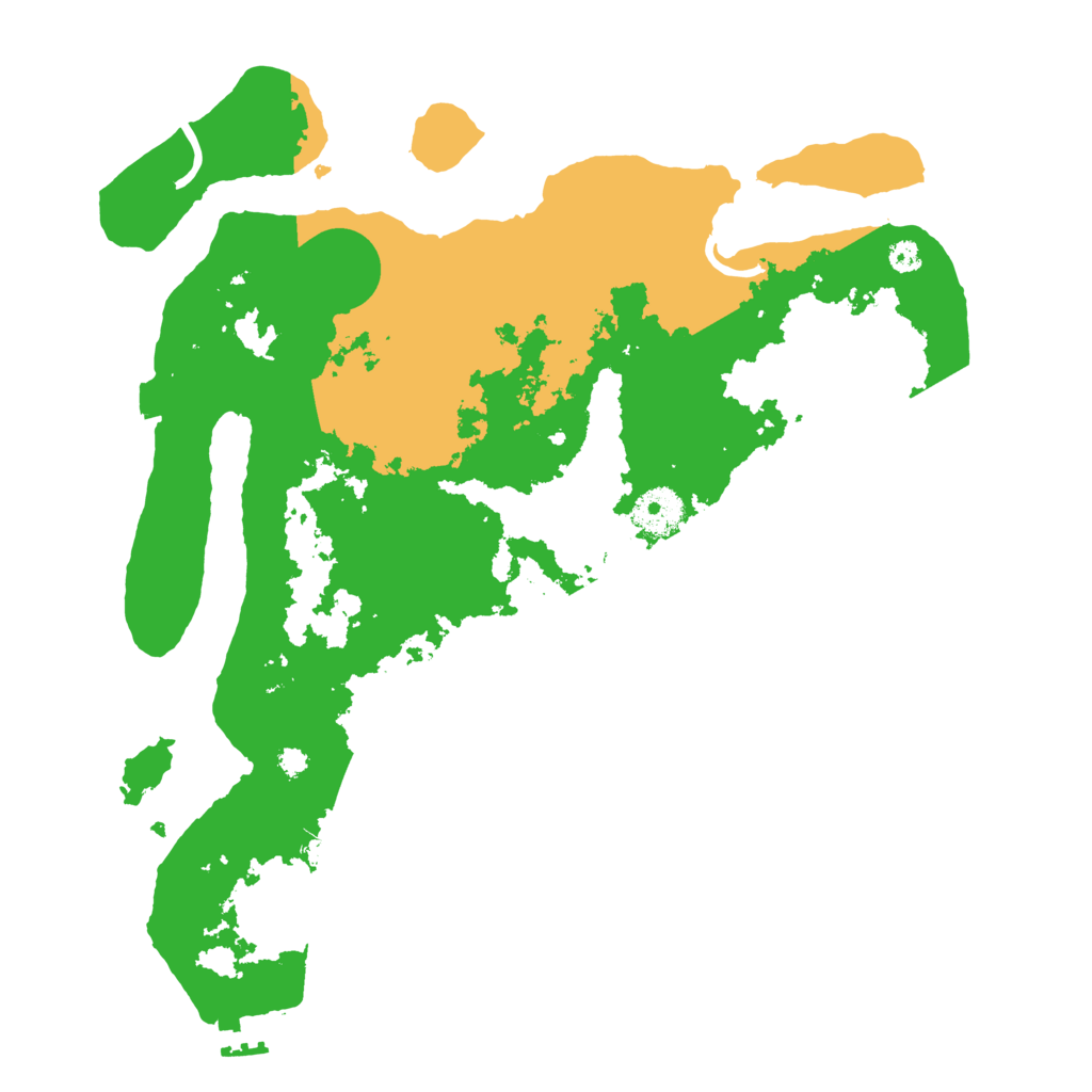 Biome Rust Map: Procedural Map, Size: 3500, Seed: 920284343