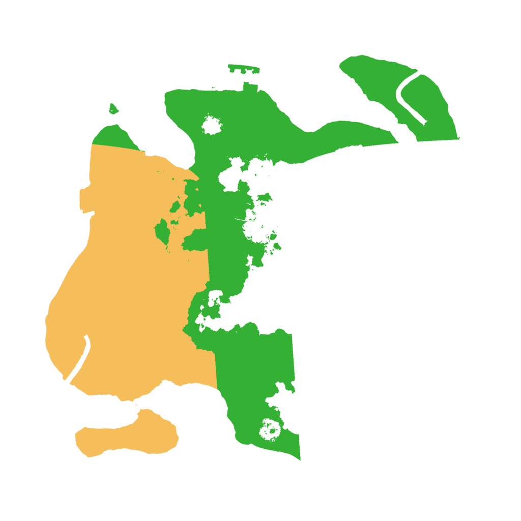 Biome Rust Map: Procedural Map, Size: 2500, Seed: 623493092