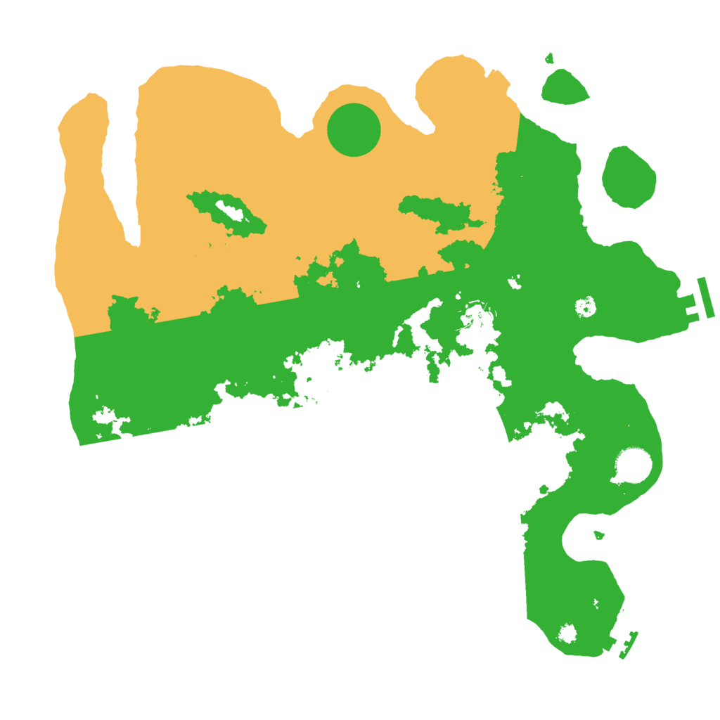 Biome Rust Map: Procedural Map, Size: 3550, Seed: 994607480