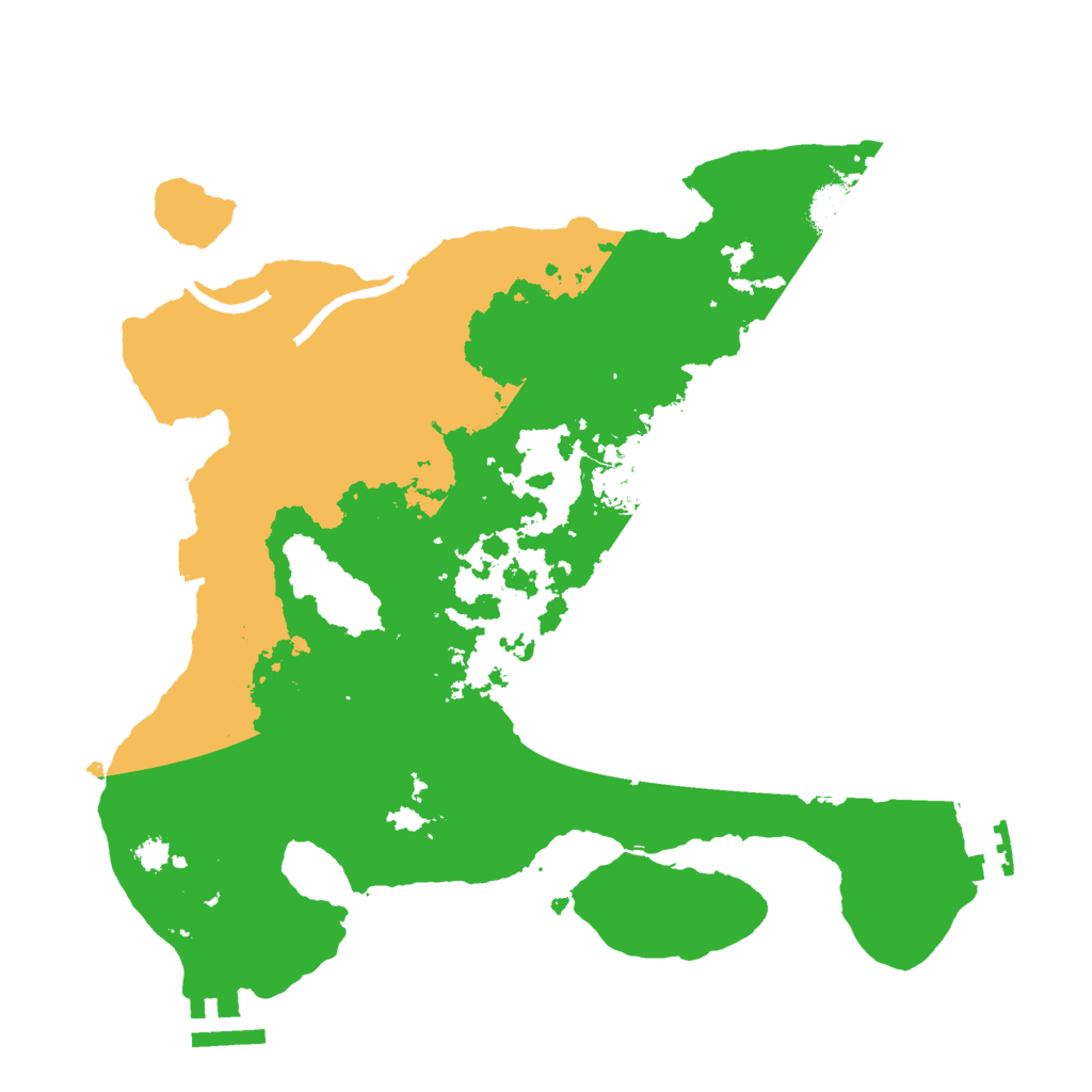 Biome Rust Map: Procedural Map, Size: 3000, Seed: 614154772