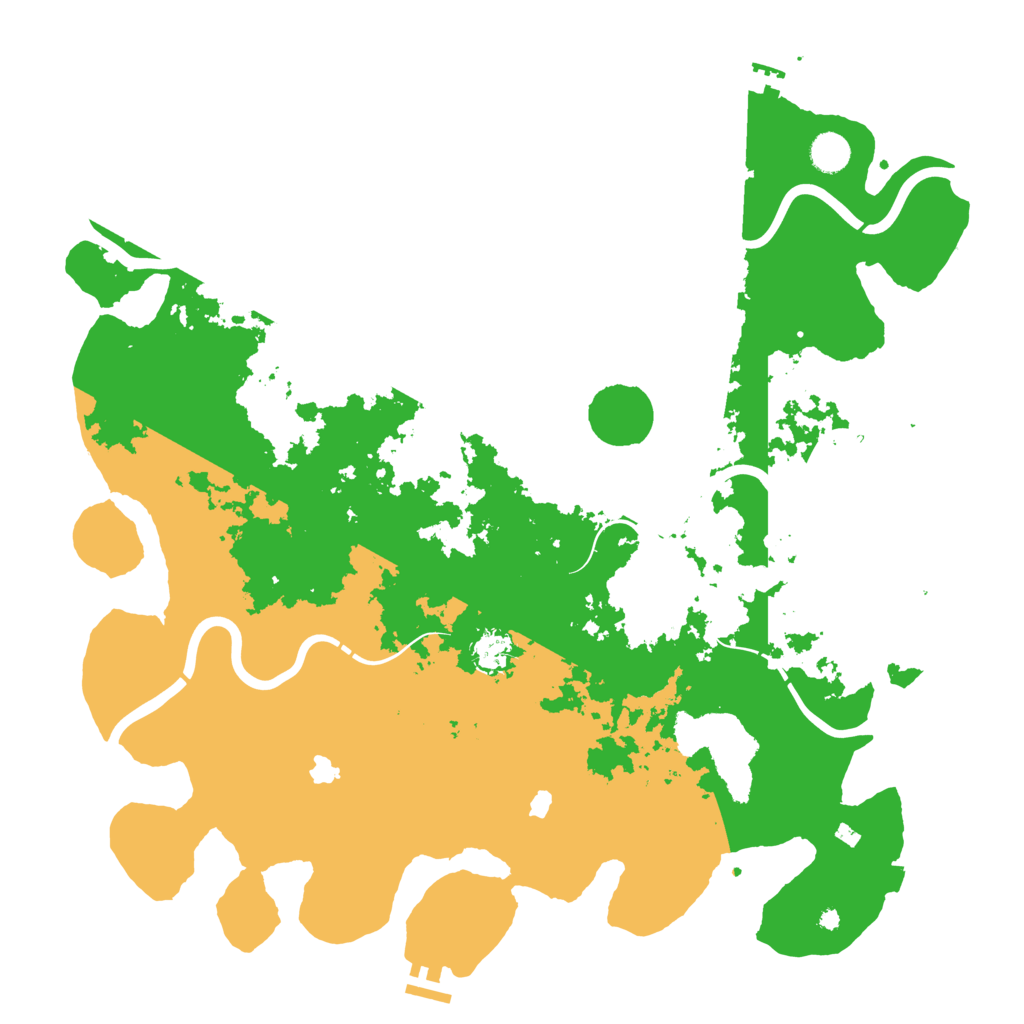 Biome Rust Map: Procedural Map, Size: 4500, Seed: 823753520