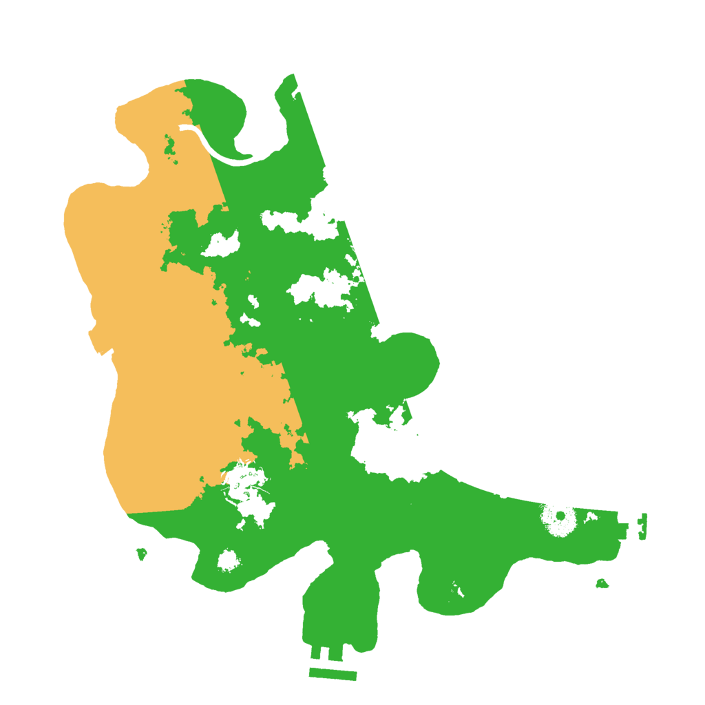 Biome Rust Map: Procedural Map, Size: 3000, Seed: 8733