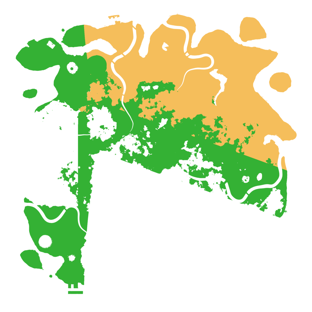 Biome Rust Map: Procedural Map, Size: 4250, Seed: 21342132