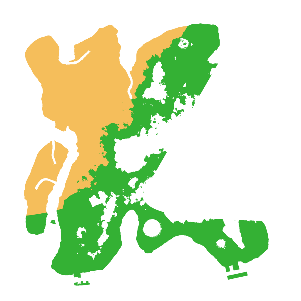 Biome Rust Map: Procedural Map, Size: 3000, Seed: 1899197656